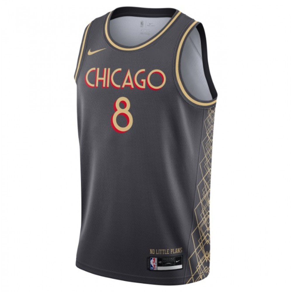 Men's Chicago Bulls Zach LaVine #8 Black 2020/21 Swingman Jersey - City Edition-Pro Kit Vault | Brand New 26/27 Sports Jerseys